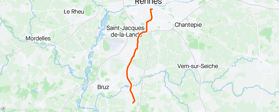 Map of the activity, VéloTaf 🏡