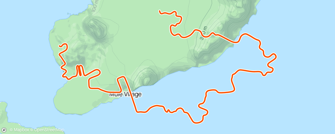 Map of the activity, Zwift - Group Ride: SZR Early Birdies (C) on Out And Back Again in Watopia