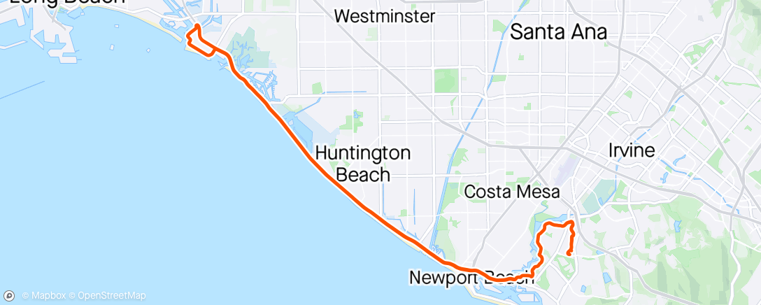 Map of the activity, Morning Spin