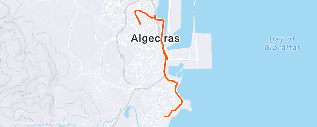 Карта физической активности (Carrera de tarde)