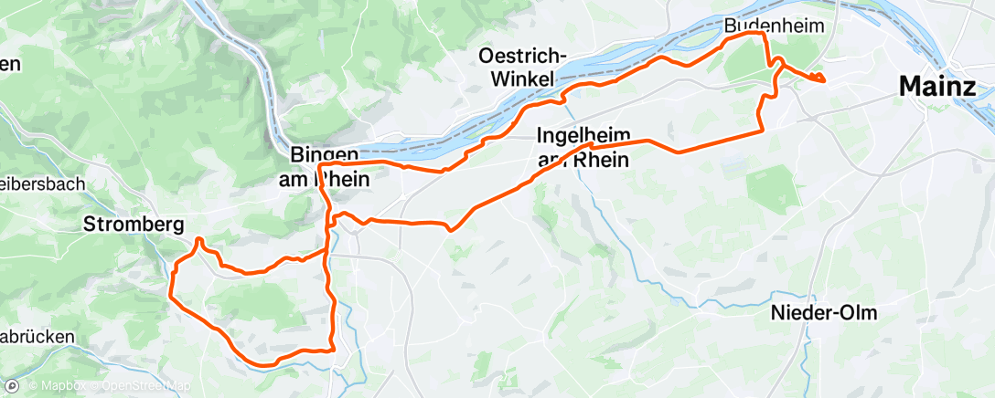 Map of the activity, Winterrunde ☀️mit Blandine