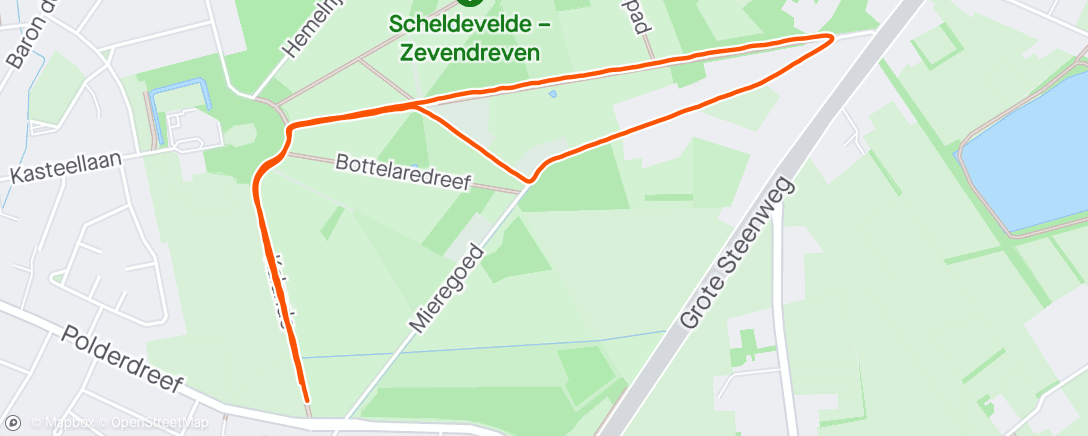 アクティビティ「Ochtendloop」の地図