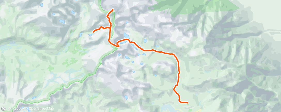 Mapa de la actividad (Morning Hike)