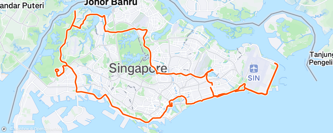 Map of the activity, Morning Ride