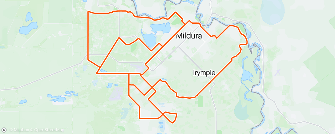 Map of the activity, Saturday morning group & extra km in company