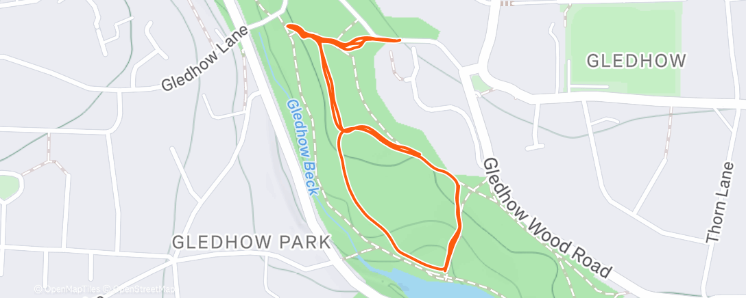 Карта физической активности (Morning Hike)