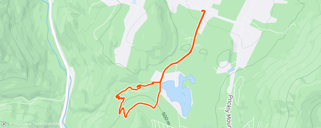 Map of the activity, Evening Mountain Bike Ride