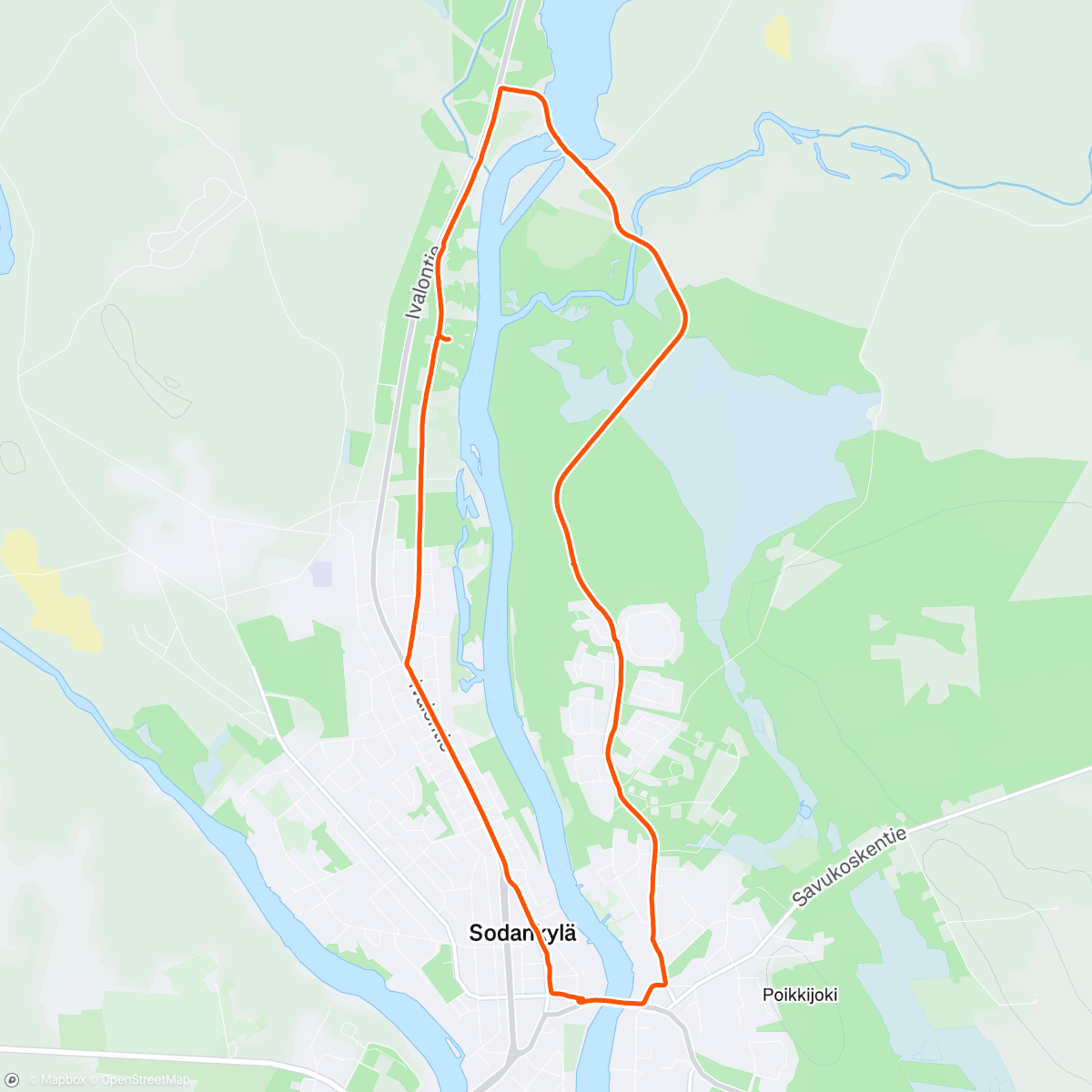 Map of the activity, Finland 🇫🇮 ❄️💕