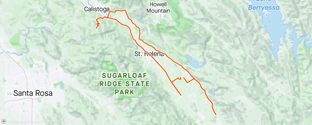 Map of the activity, Morning Ride