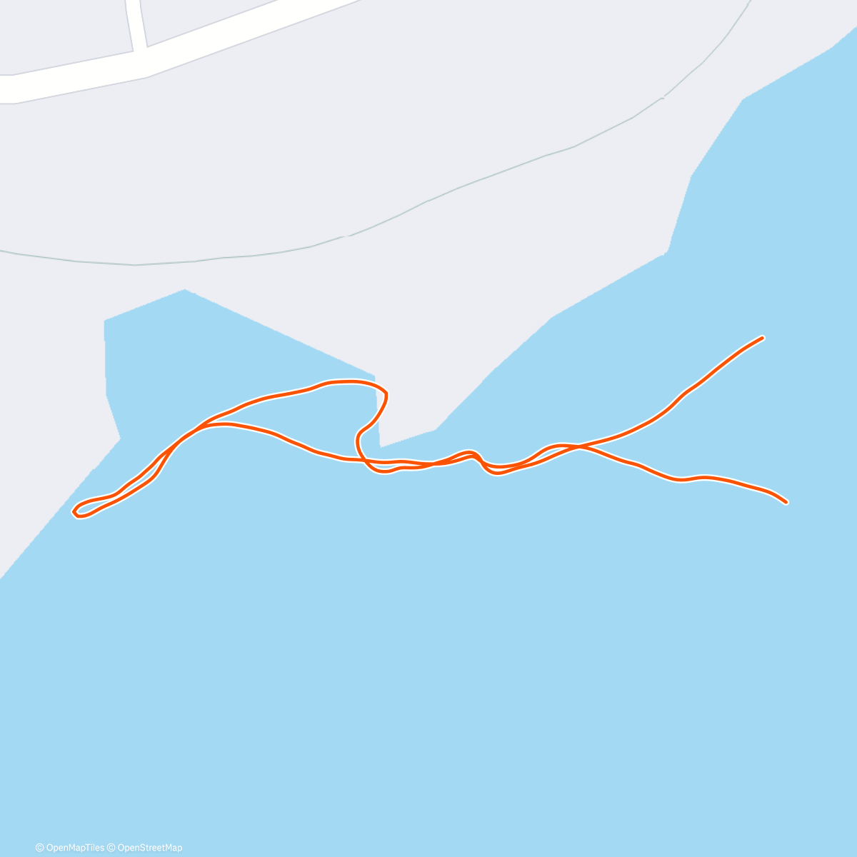 Карта физической активности (Sunset beach 🏝️ walk)