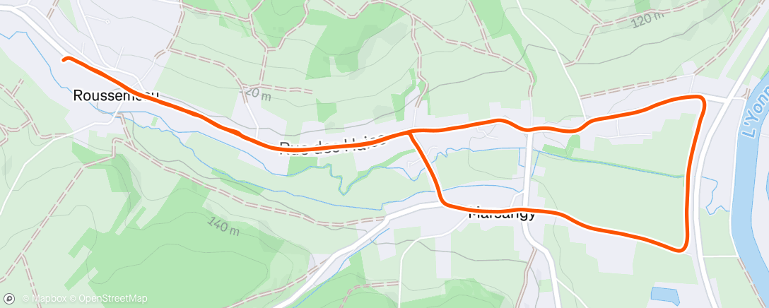 Map of the activity, Balade en campagne