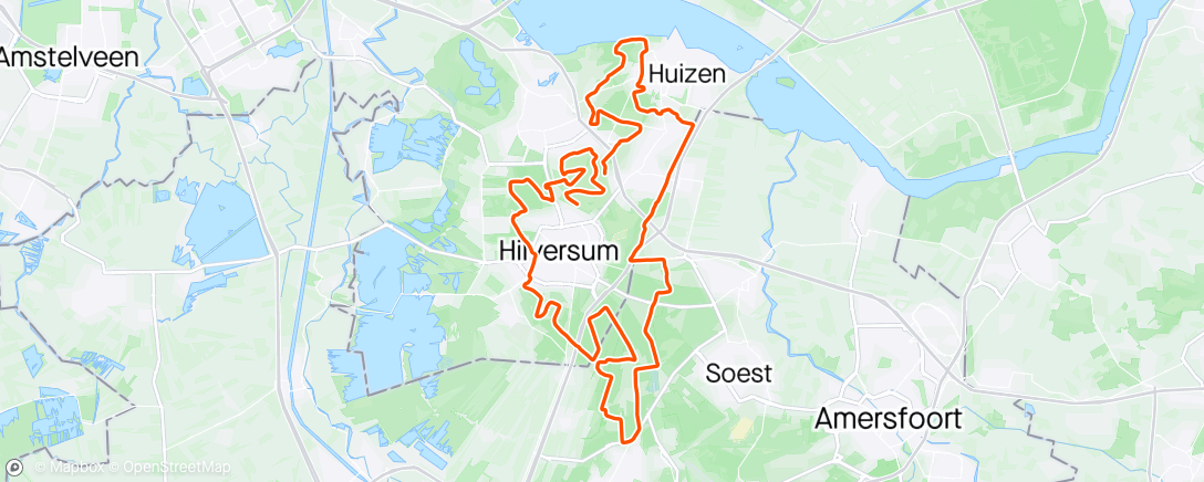 Map of the activity, Hilversum met Kim