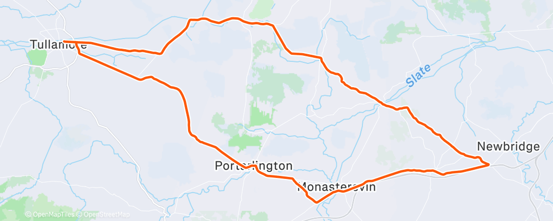 Карта физической активности (Morning Ride)