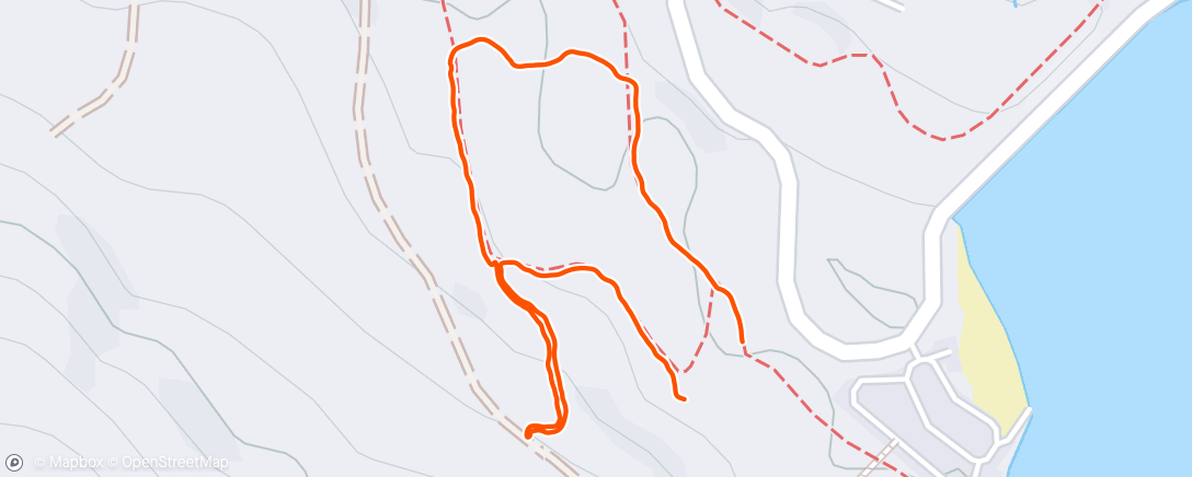 Map of the activity, Afternoon Hike