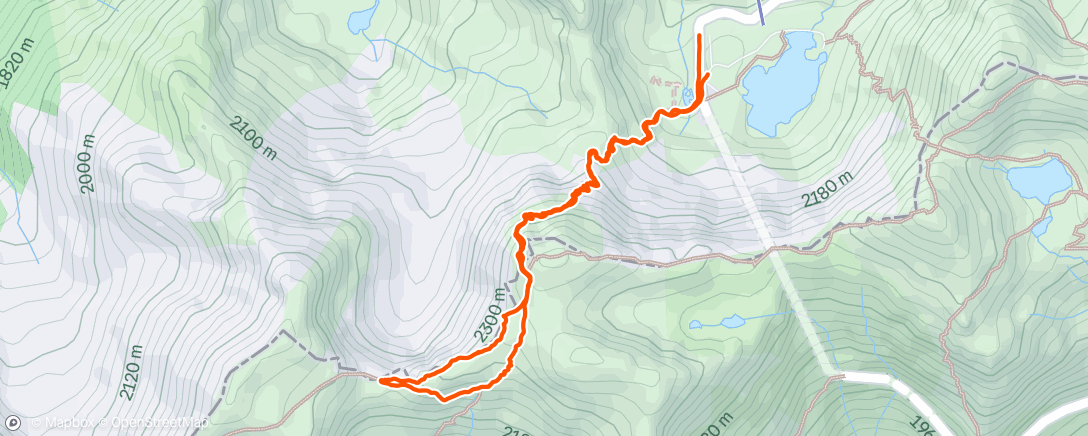 Map of the activity, Chillin' Custura Paltinului