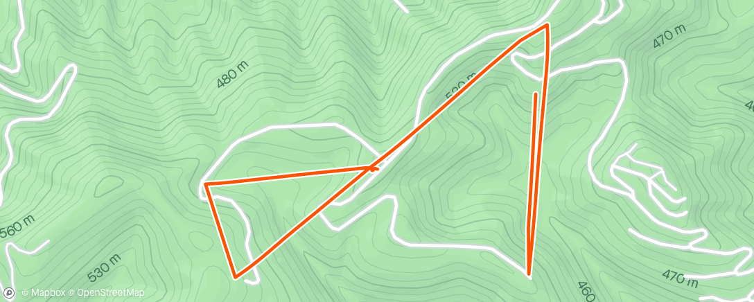 Mapa de la actividad (Lunch Trail Run)
