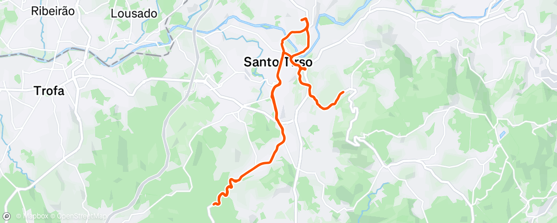 Map of the activity, Morning Ride