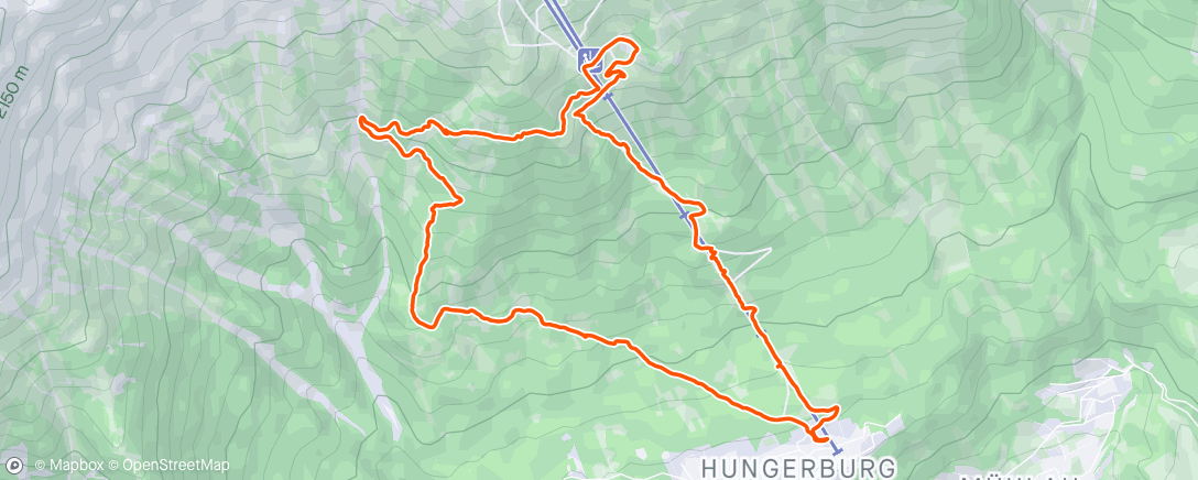 Map of the activity, Austria has my heart