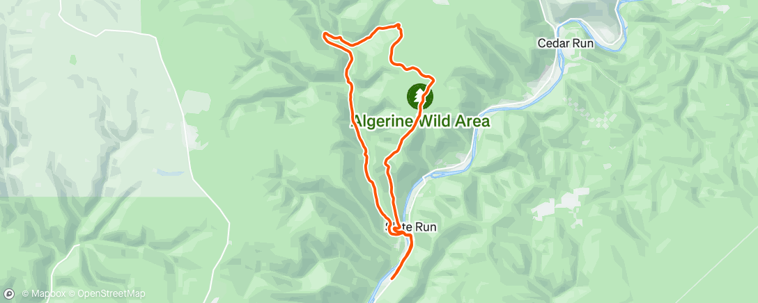 Map of the activity, Slate run half marathon - 🥈 overall
