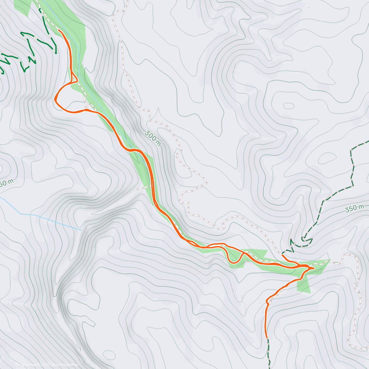 Map of the activity, Aqua Caliente Indian Canyons
