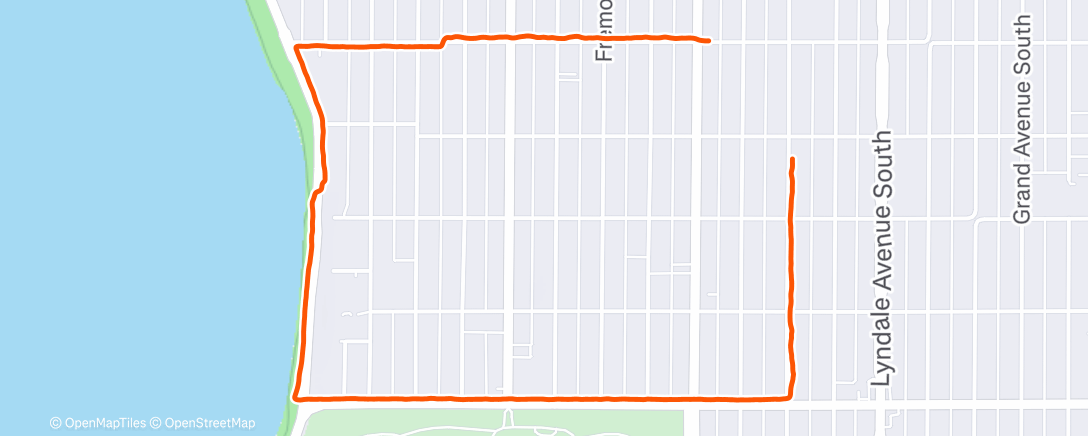 Map of the activity, Afternoon Walk