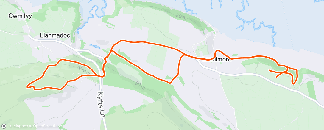 Map of the activity, Run with Deo - Love Trail Festival