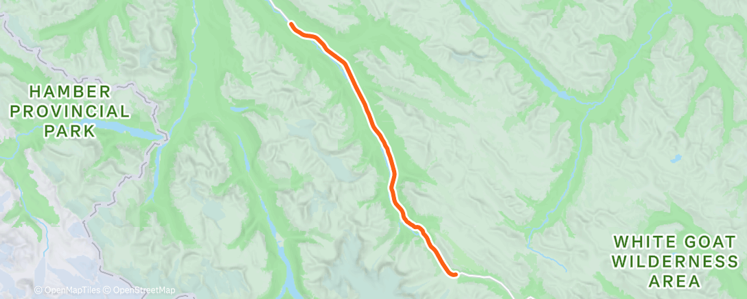 Map of the activity, ROUVY - Jasper National Park | Canada