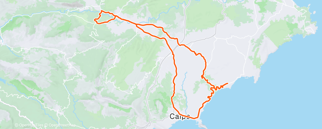 「Cycling」活動的地圖