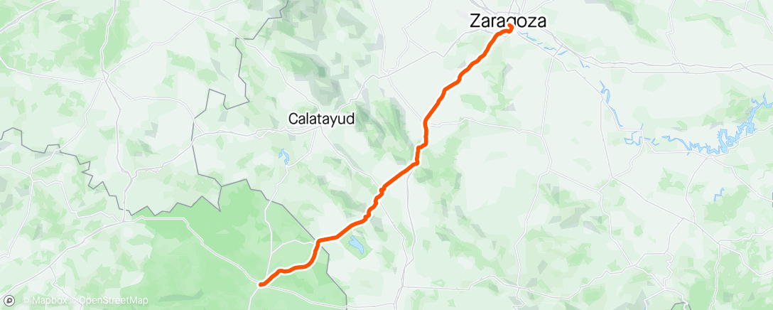 Map of the activity, Vuelta Etapa Cuatro