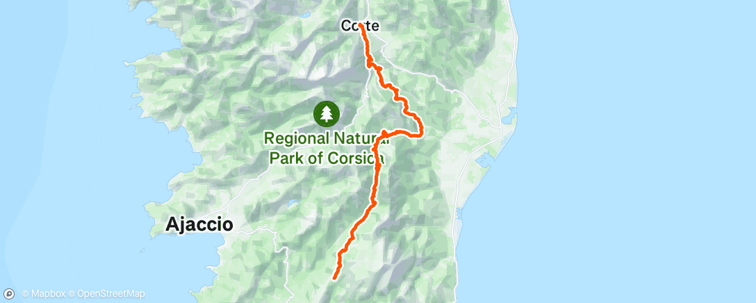 Carte de l'activité