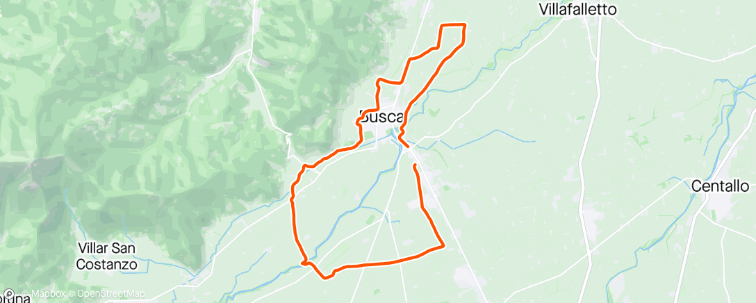 Map of the activity, Giro di pranzo