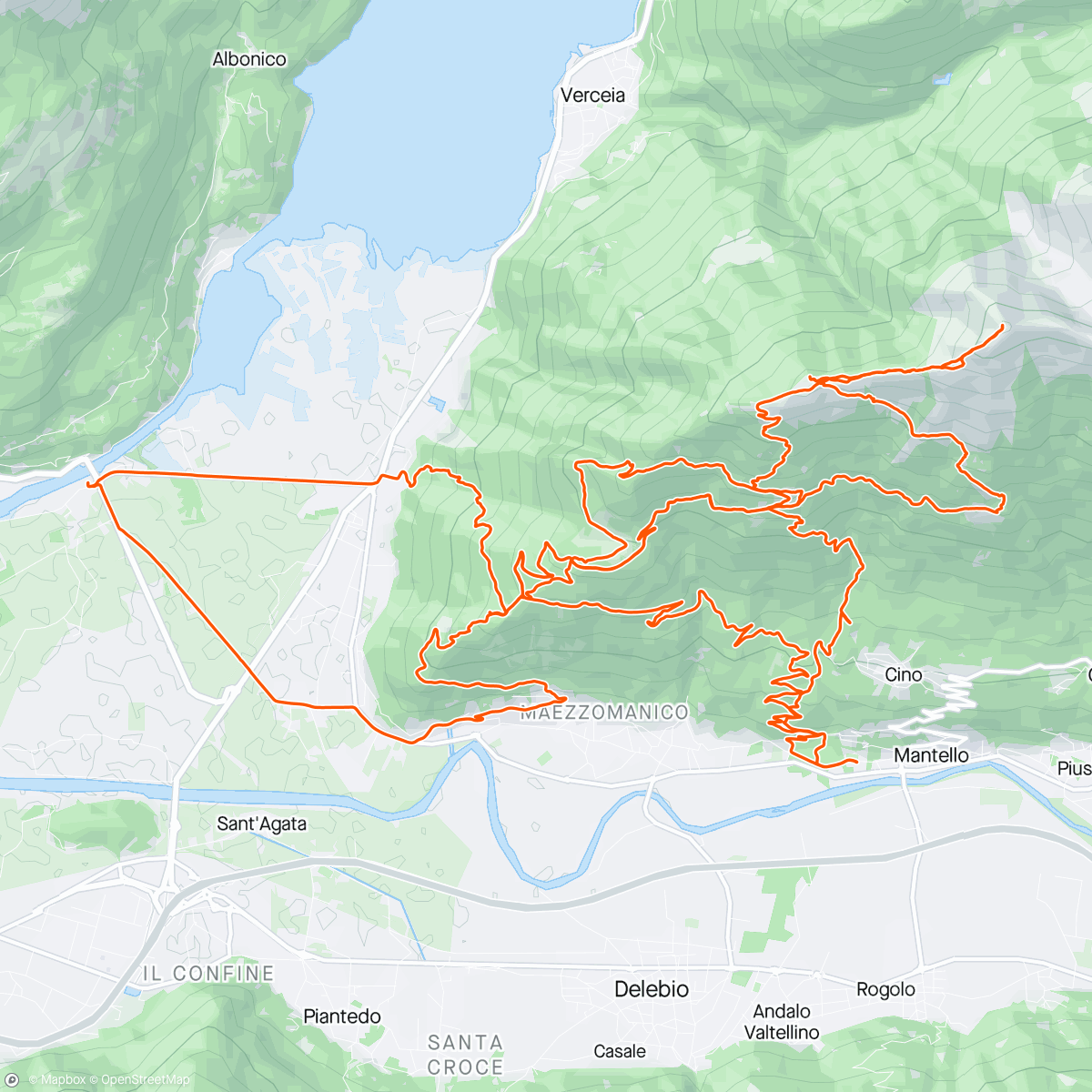 Mapa de la actividad, [JP2926] Trailparadies am Monte Brusada w/ Lennox