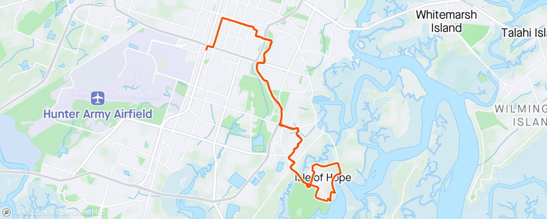 Map of the activity, Day off ride between tours