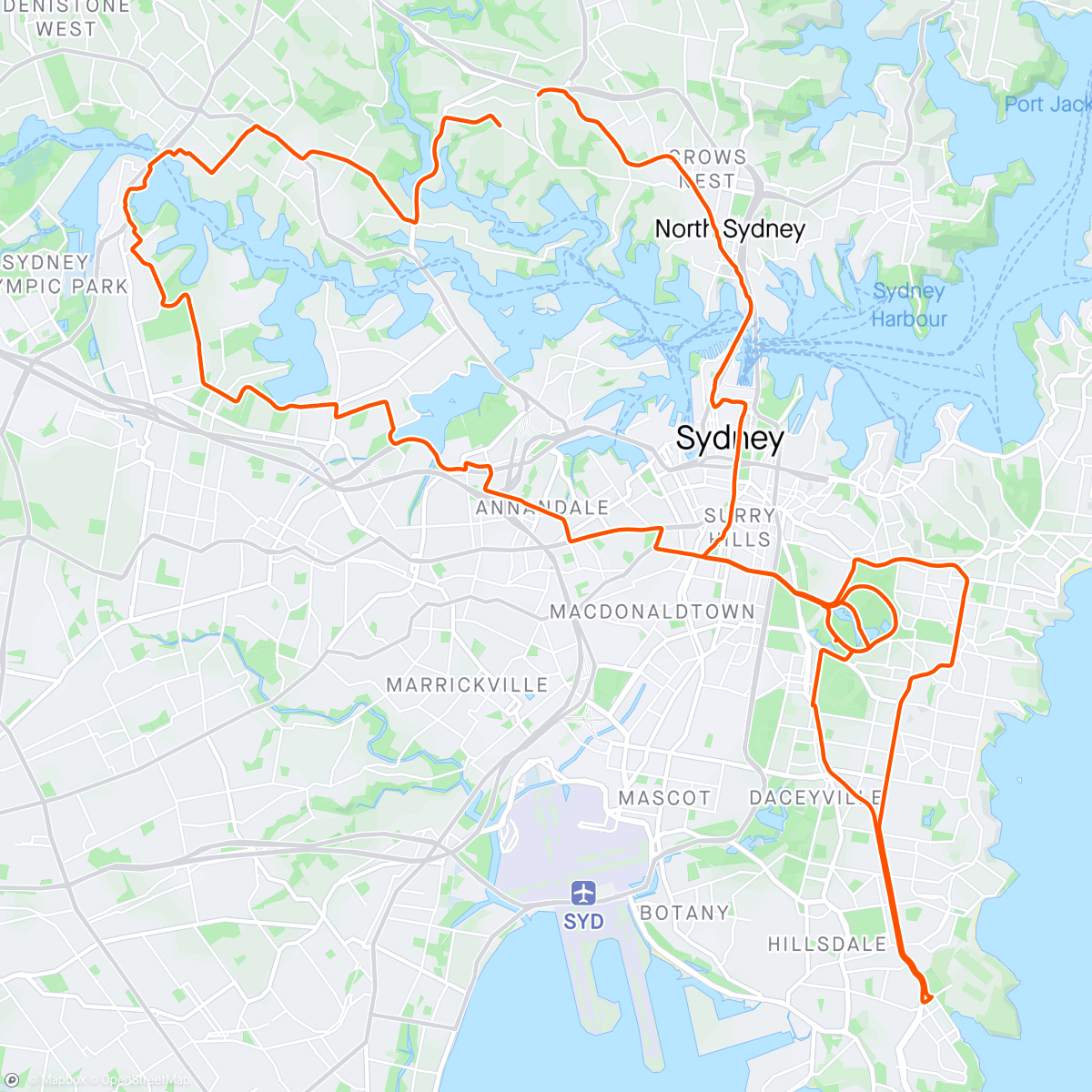 Map of the activity, Almost LaPa with the Bondi Bunch