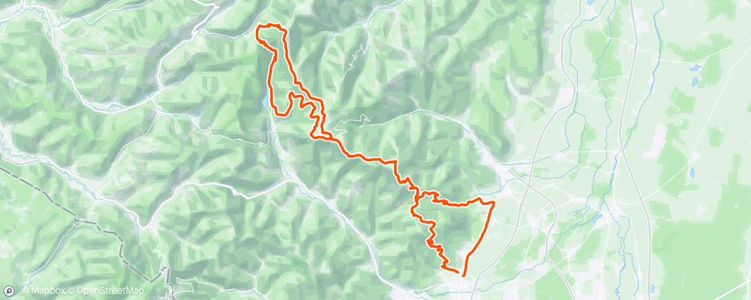 Map of the activity, Sortie Vosges