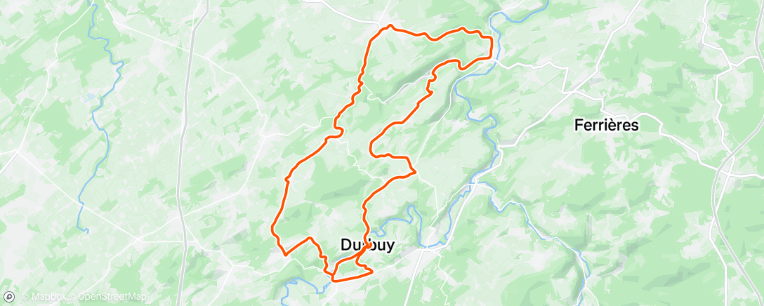 Map of the activity, Koers