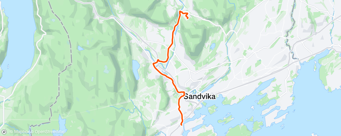 Map of the activity, Morning Ride