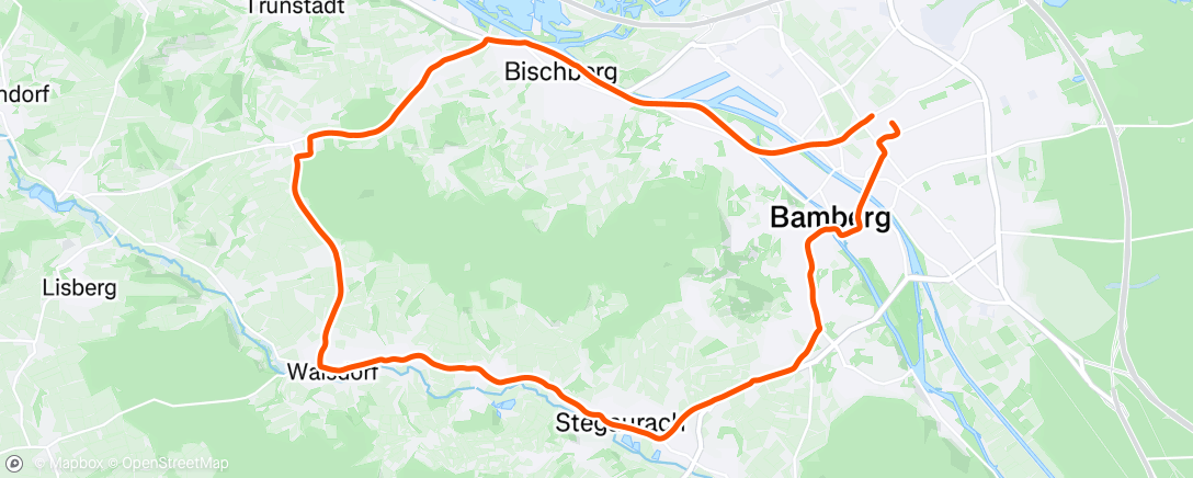 Map of the activity, alternative easy