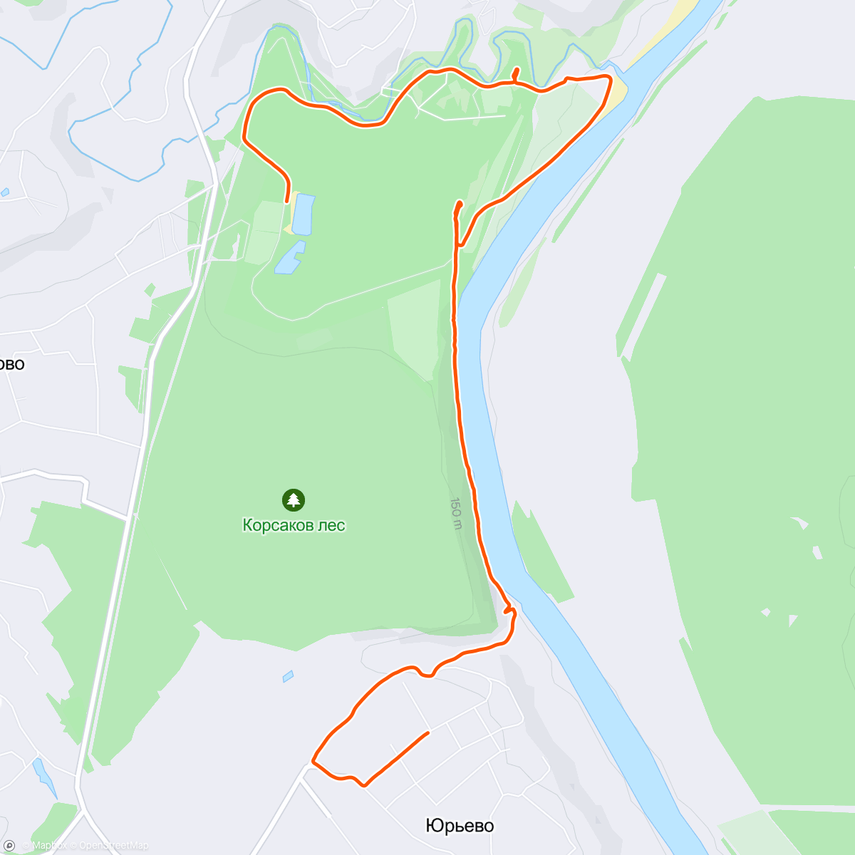 Map of the activity, Кудыкина гора