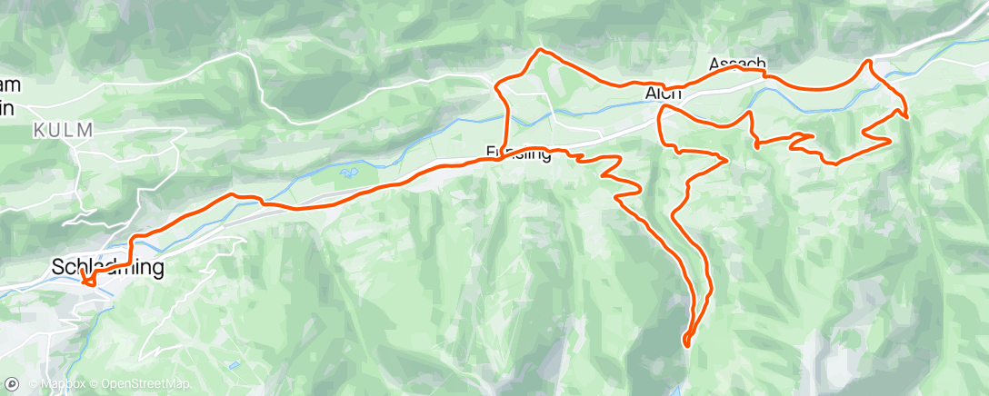 Map of the activity, Steirer