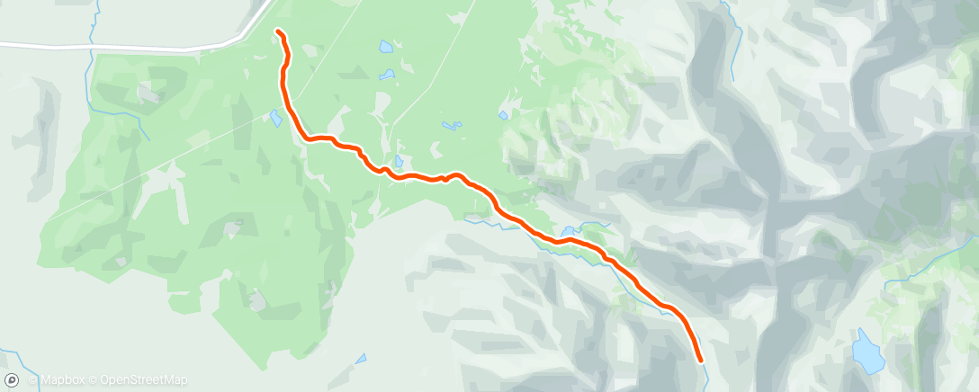 Карта физической активности (Северный лыжный заезд (утро))
