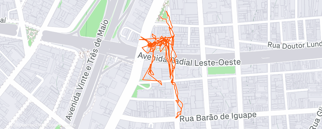 Map of the activity, 🇧🇷 Afternoon Walk Liberdade リベルダーデ 🇯🇵