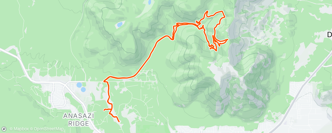 Map of the activity, Rise n’ grind