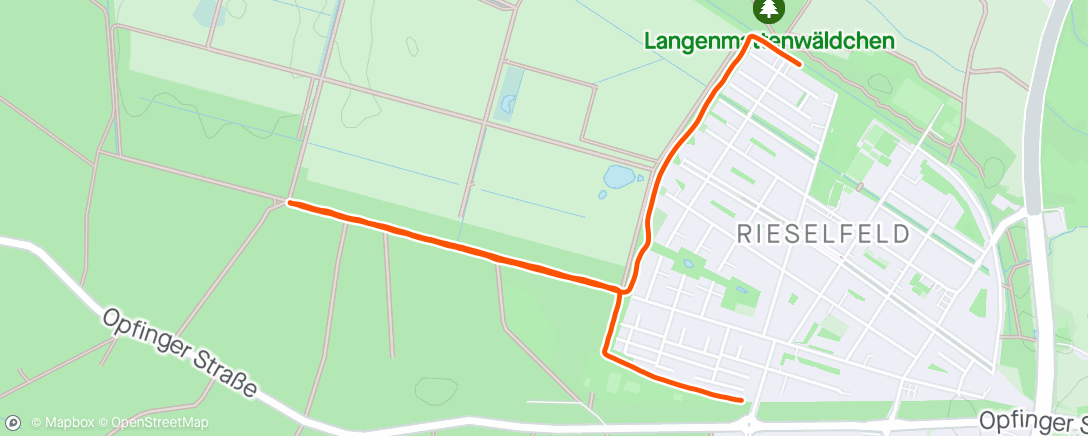 Carte de l'activité Lauf am Morgen - Freiburg im Breisgau, Baden-Württemberg ⛅