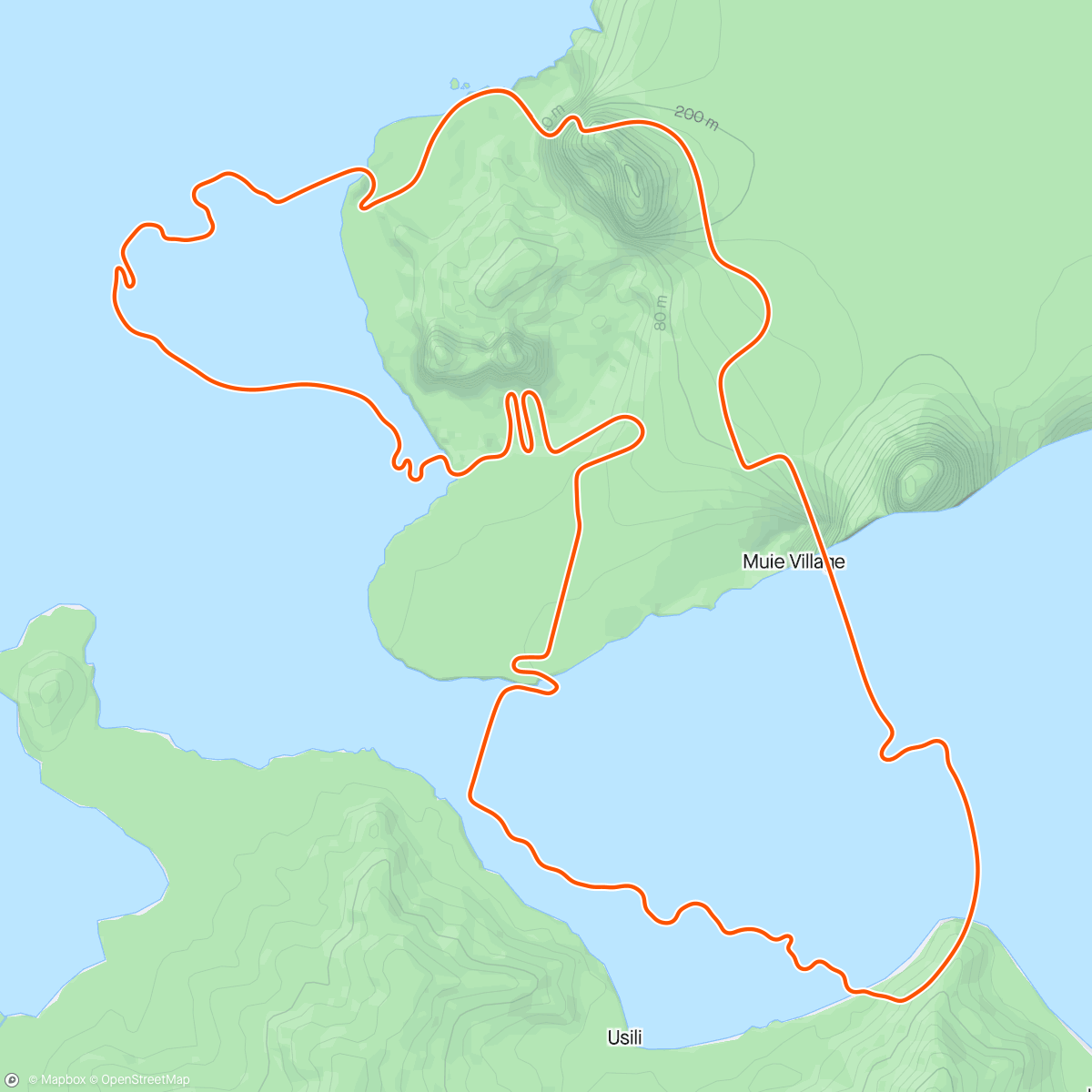 Karte der Aktivität „Zwift - Ocean Lava Cliffside Loop in Watopia”