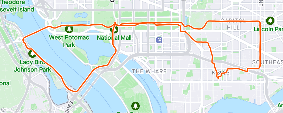 Map of the activity, Go Caps