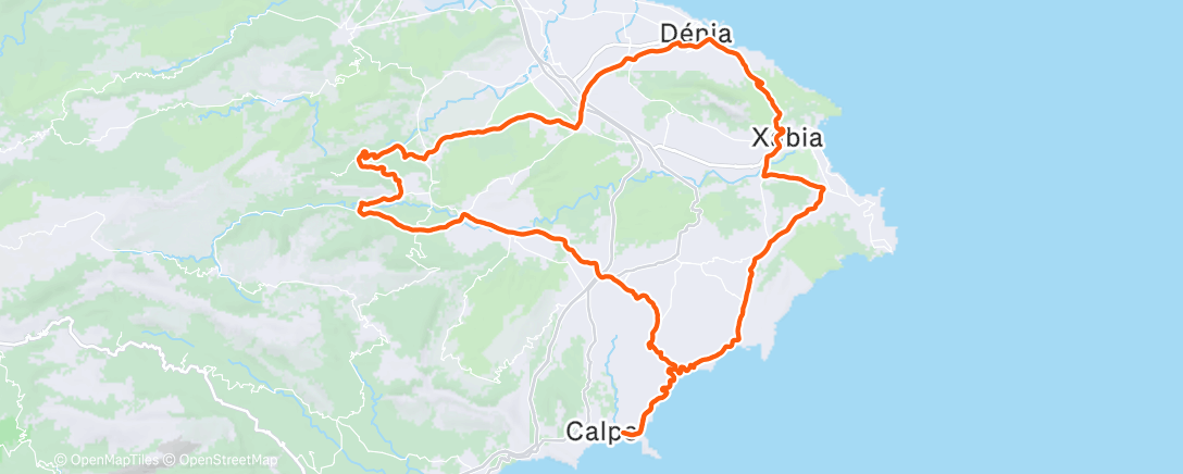 Map of the activity, Calp #1