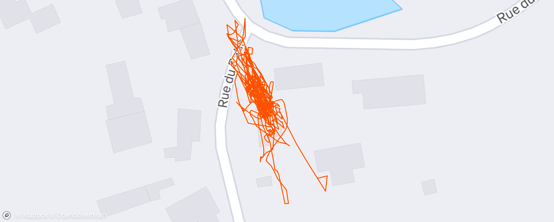 Map of the activity, Sortie vélo le matin