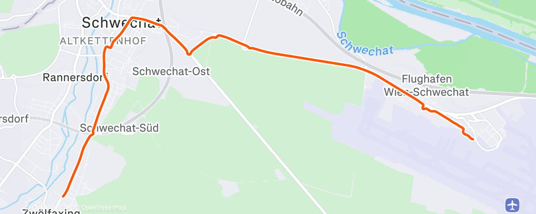 Map of the activity, Morning Ride