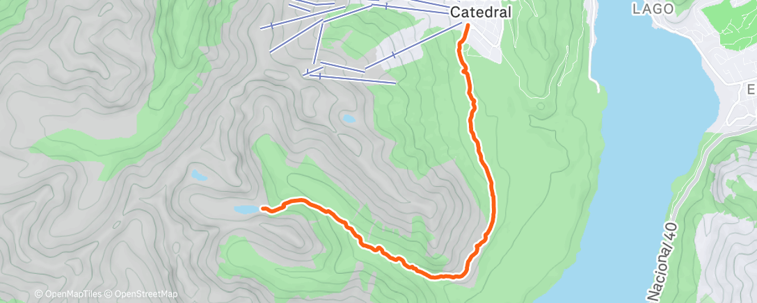 Map of the activity, out of the frey